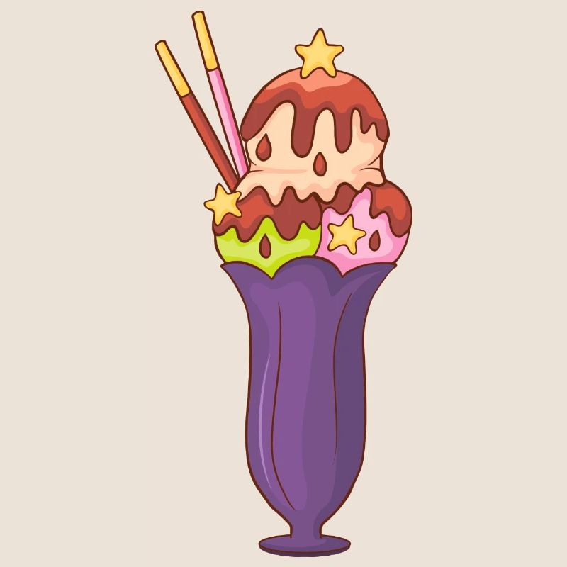 Eis Speiseeis Eiskrem Eiscreme Kugeleis Eisbecher