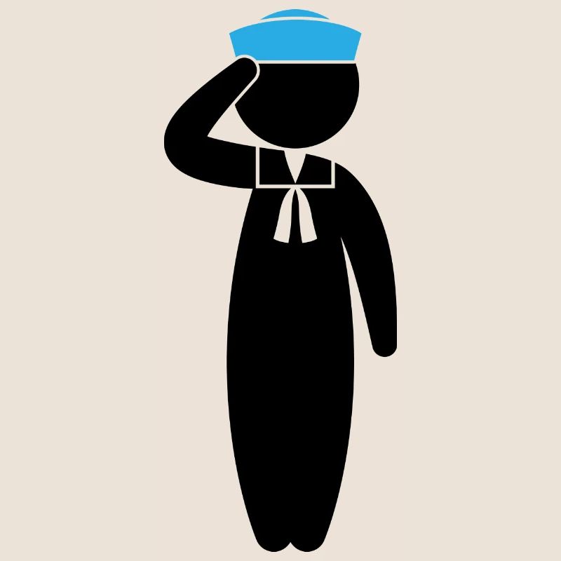 A sailor saluting