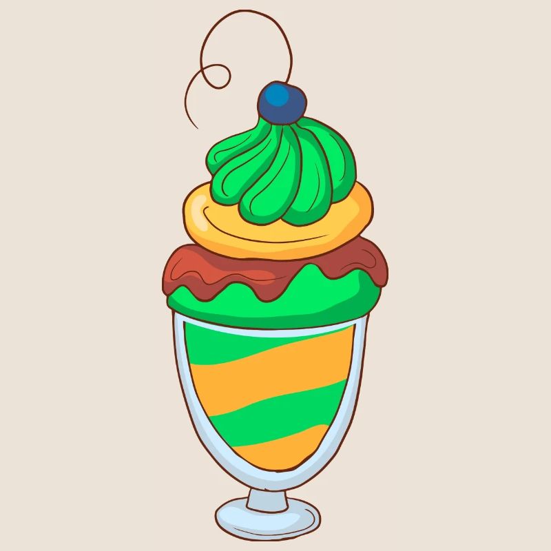 Eis Speiseeis Eiskrem Eiscreme Kugeleis Eisbecher