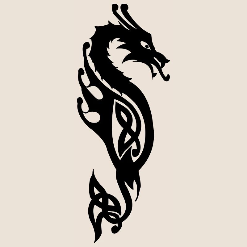 Monströse Seeschlange oder Drachenvektor