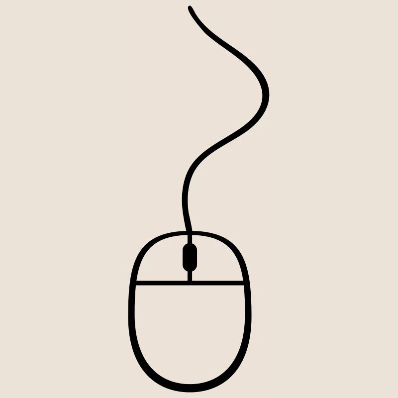 câble d'ordinateur souris clic de commande pc ordi