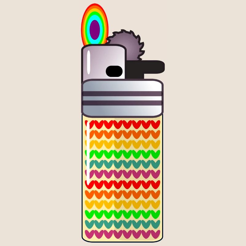 RAINBOW - LIGHTER SMOKING