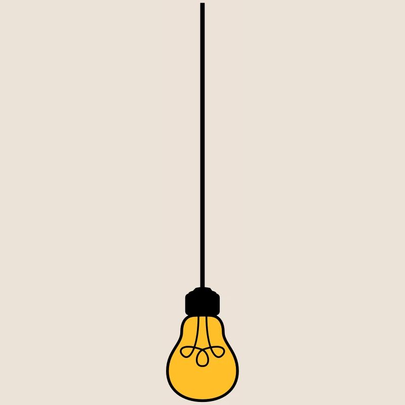 ceiling top cable hang light bulb light electricity id