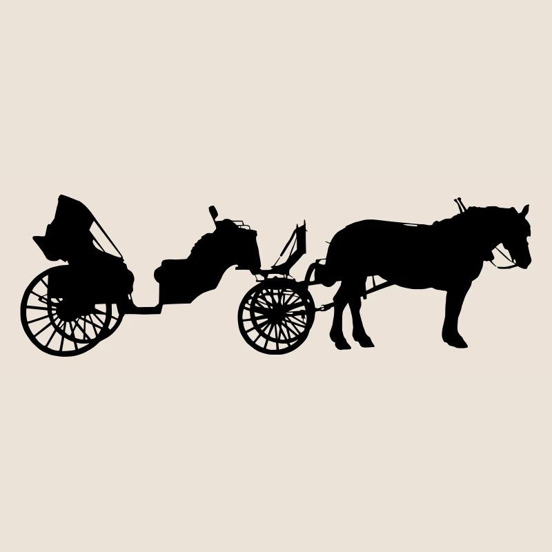 Calèche à cheval