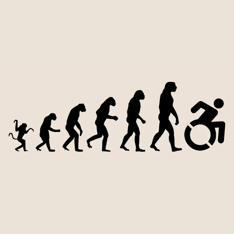 Evolution des Rollstuhls *