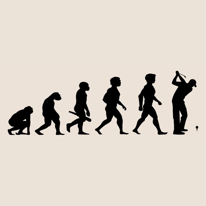 Evolution Golf Golfer Golfspieler Golfplatz