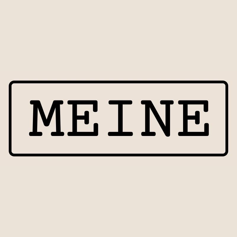 Meine Eigentum Besitz Geschenk