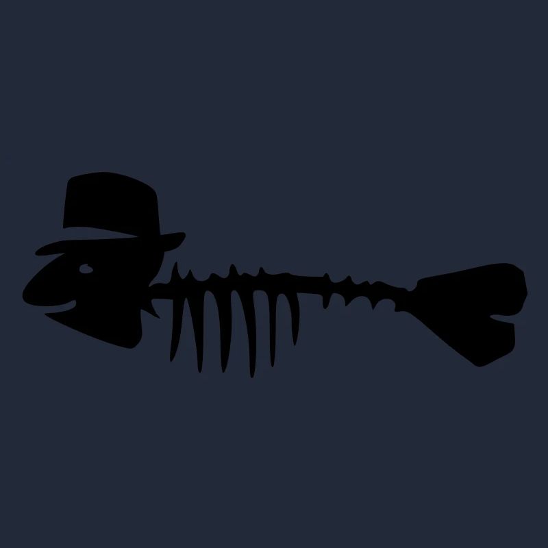 fischgraete mit hut