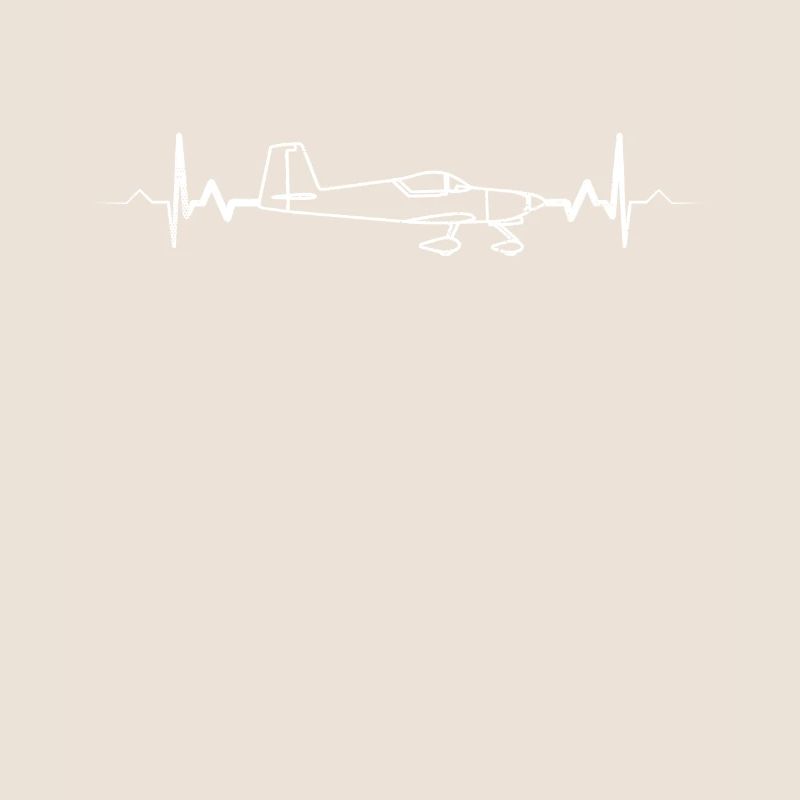 Plane heartbeat - pilot gift
