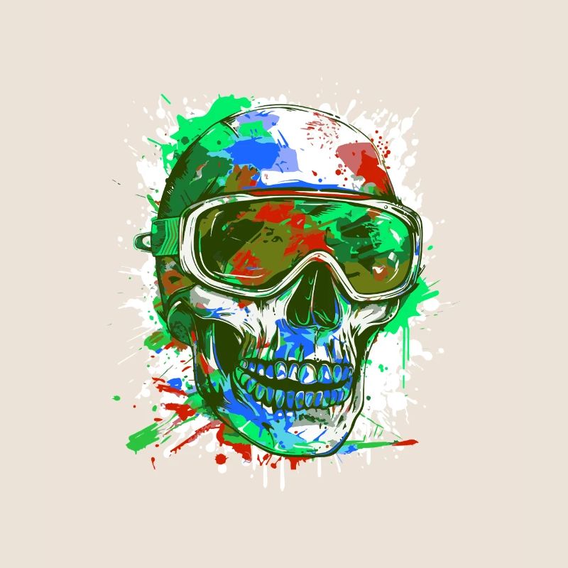 Ski Skull Ski Goggles