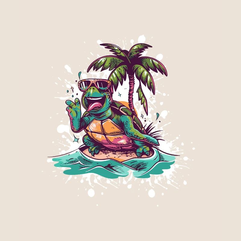 Turtle Island Palm Tree