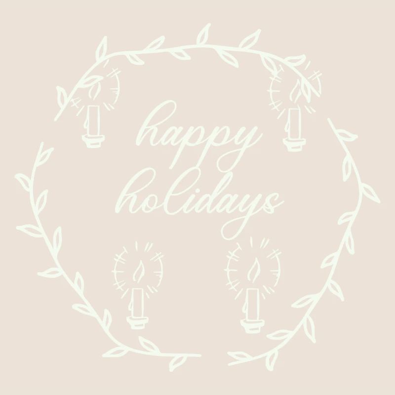 Avent Advetskranz Joyeuses Fêtes