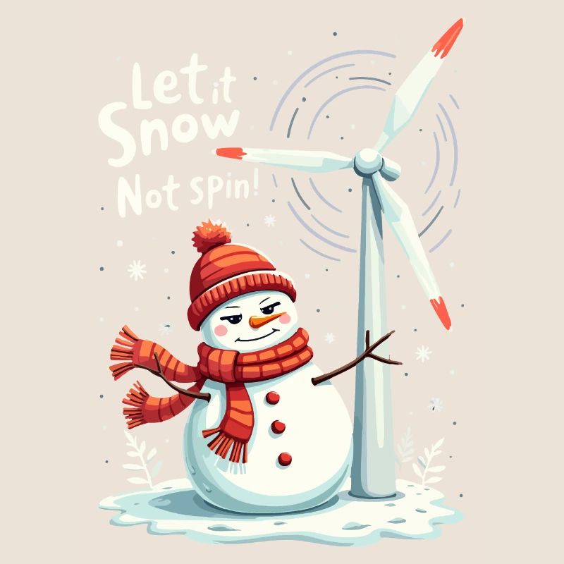 Stop Wind Turbines - Let it Snow, Not Spin