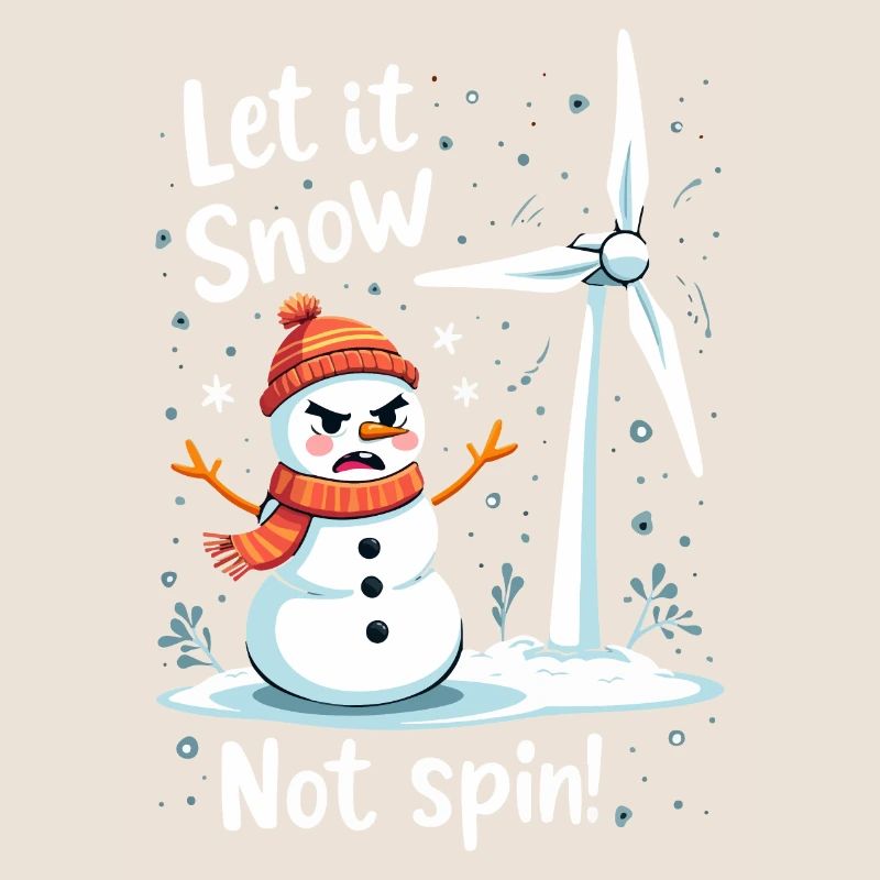 Stop Wind Turbines - Let it Snow, Not Spin