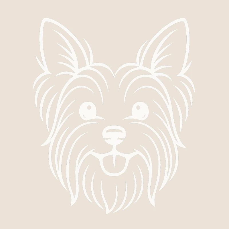 TinyPaws Black & White Edition Yorkshire Terrier w