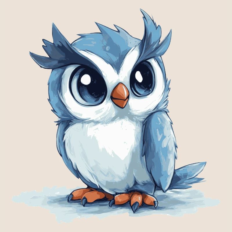 blaue Eule