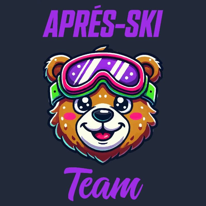Bear Comic Ski Goggles