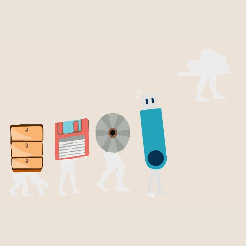 Cloud-Computing-Lustige Programmierer-Daten-KI-Software