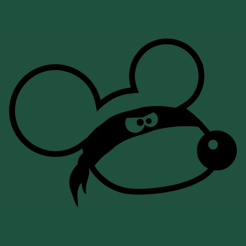 Mouse Evil Robber Ninja Raid Thief Cloth Eyes