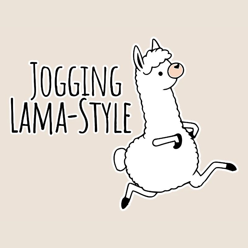 Jogging - Llama Style! Silly but fast!