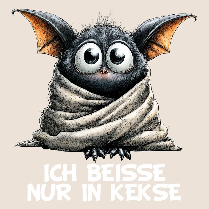 Je mords juste dans des biscuits, chauve-souris bizarre