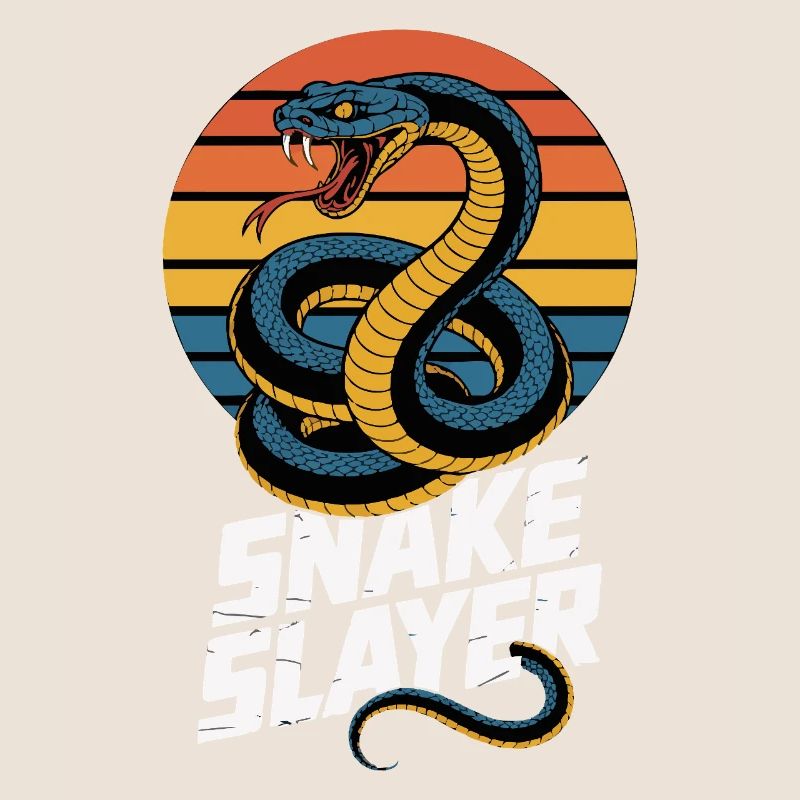 Snake hunter – Retro Schlange Design