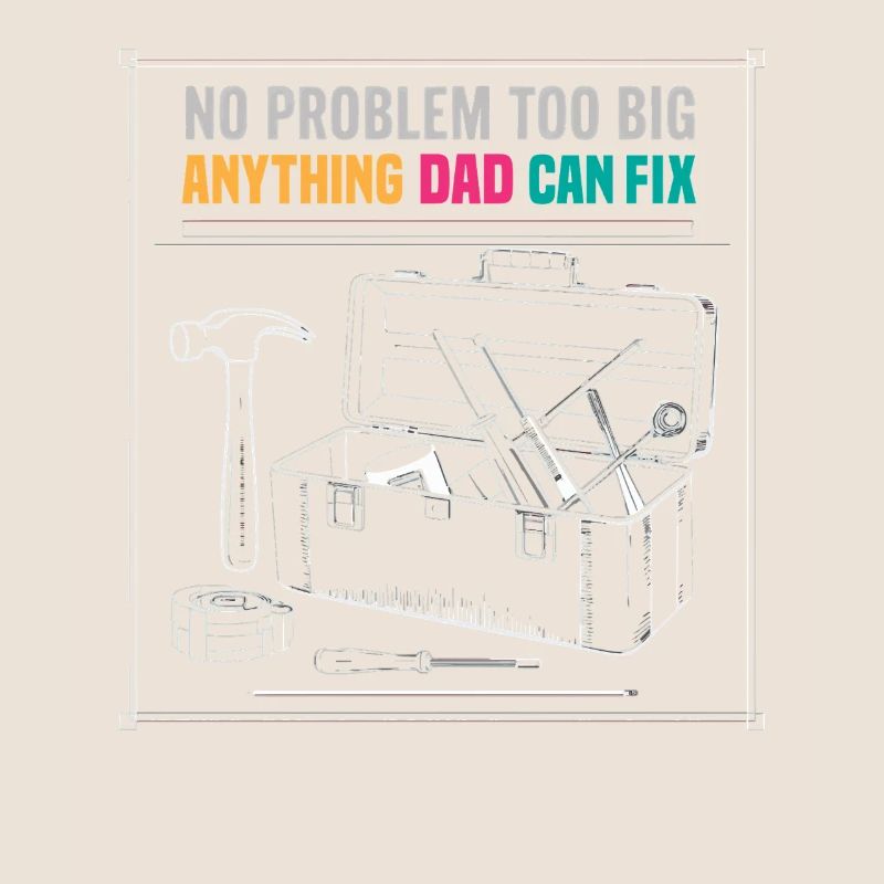 Dad Fix It Toolbox Graphic
