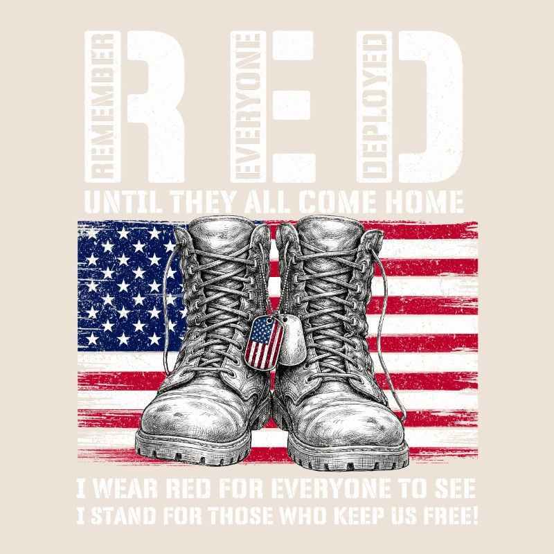 RED Friday Remember Everyone Deployed Home