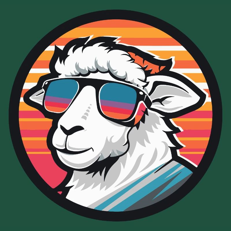 Sheep Comic Cool Summer