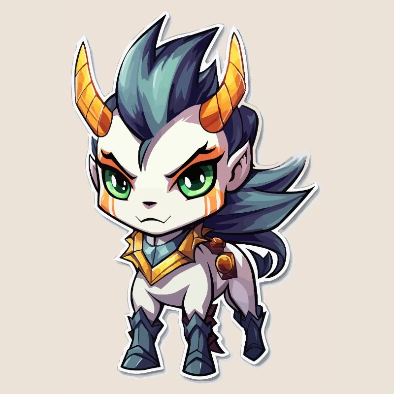Chibi Dämonenpferd