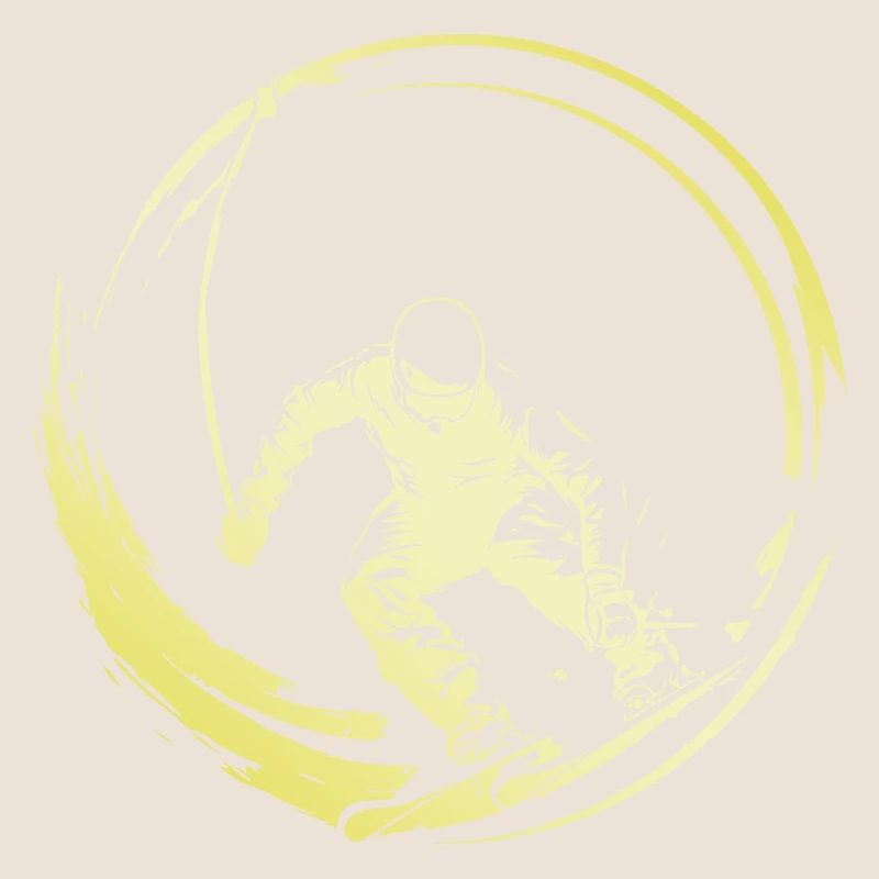 Skiing Skiing Man