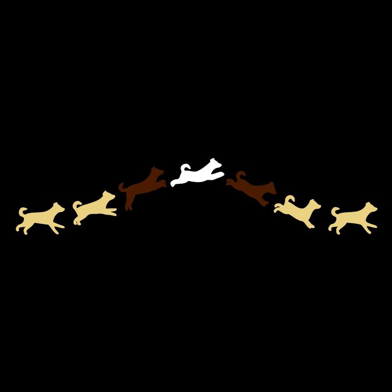 dog jumps