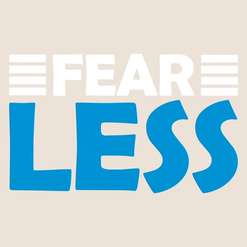 fearless Text Zitat Design