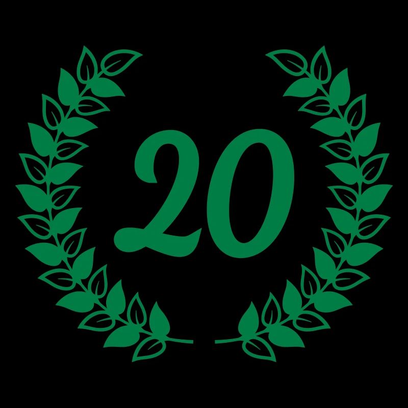 Jubiläum Geburtstag 20 zwanzig