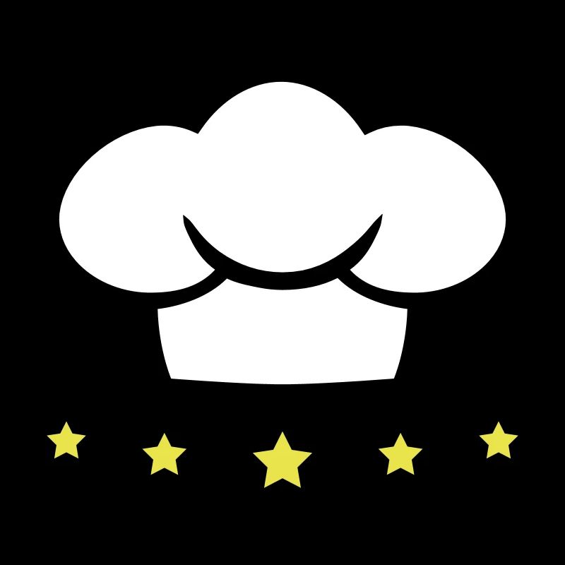 Chef Kitchen Chef's Hat 5 Star Master Cool