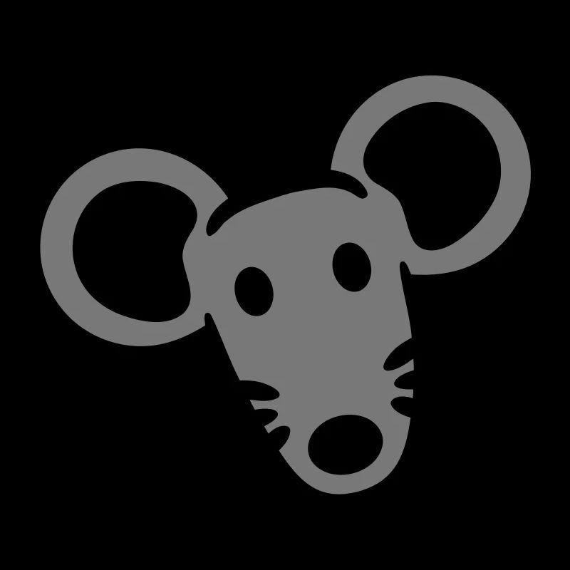 Mouse Wall Hole Mouse Hole Peeps Cute Funny Comic