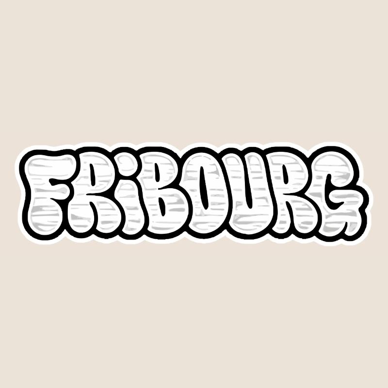 Fribourg Throwie Graffiti