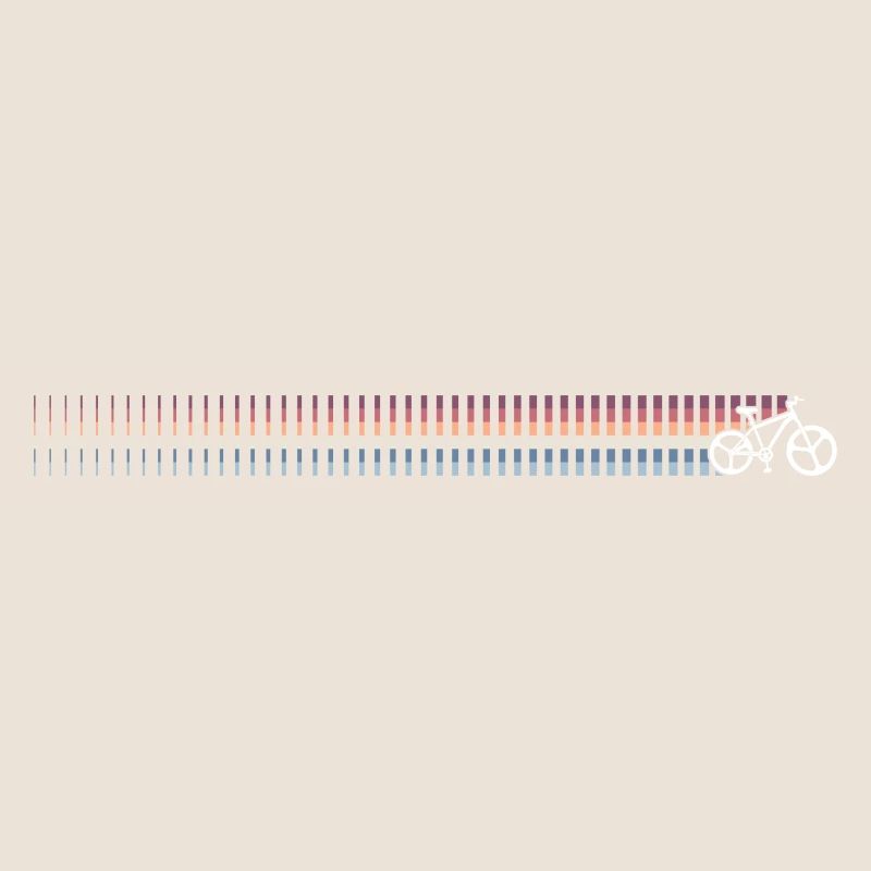 Dégradé code-barres Sunset
