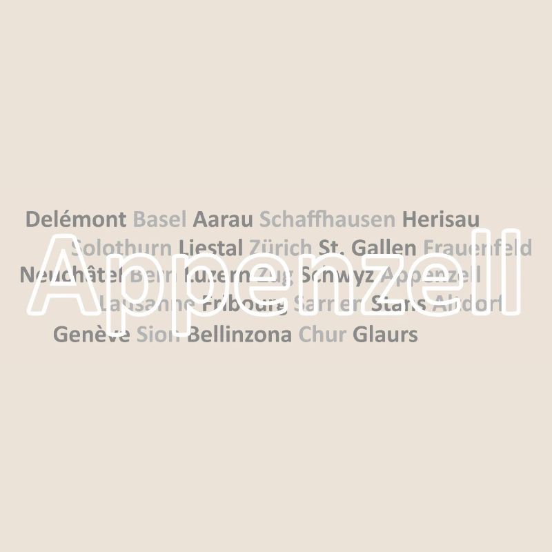 Schweizer Städte Appenzell