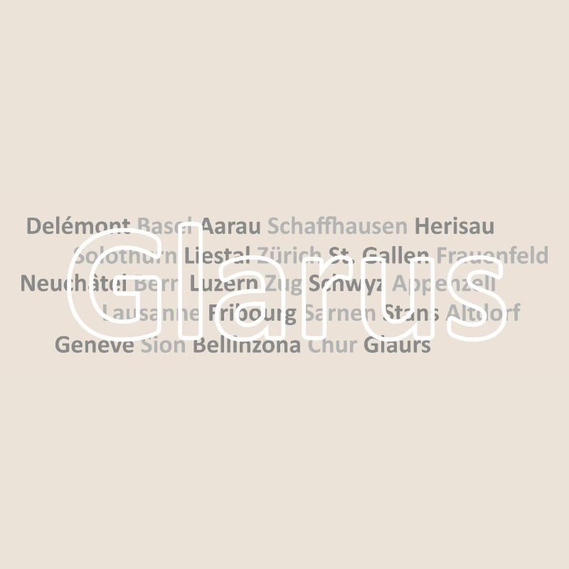 Schweizer Städte Glarus