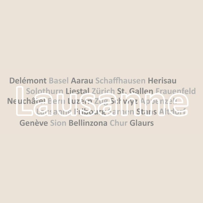 Schweizer Städte Lausanne