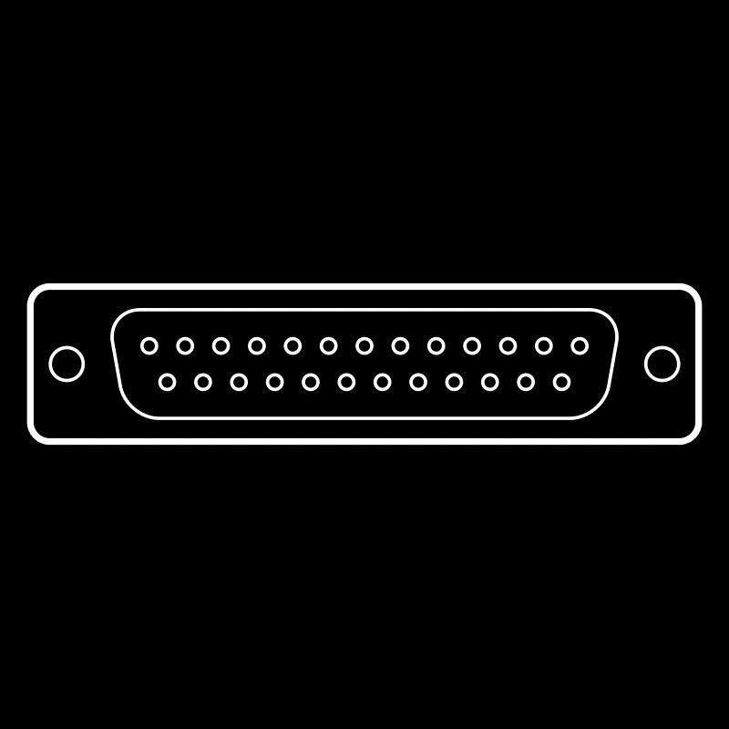 DB 25 Connector Parallel, Drucker