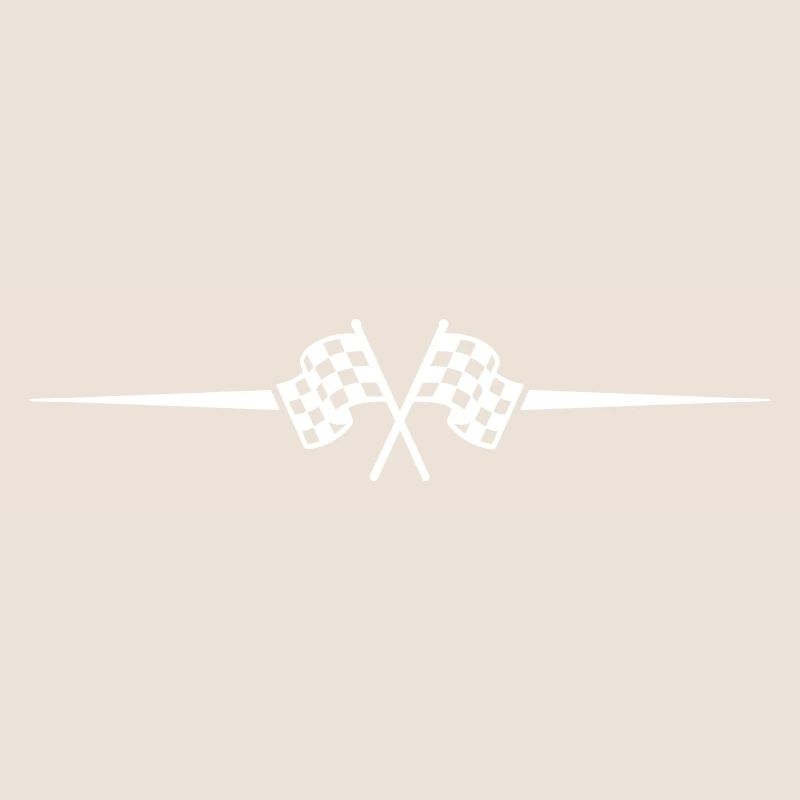 Icône de course de drapeau de course