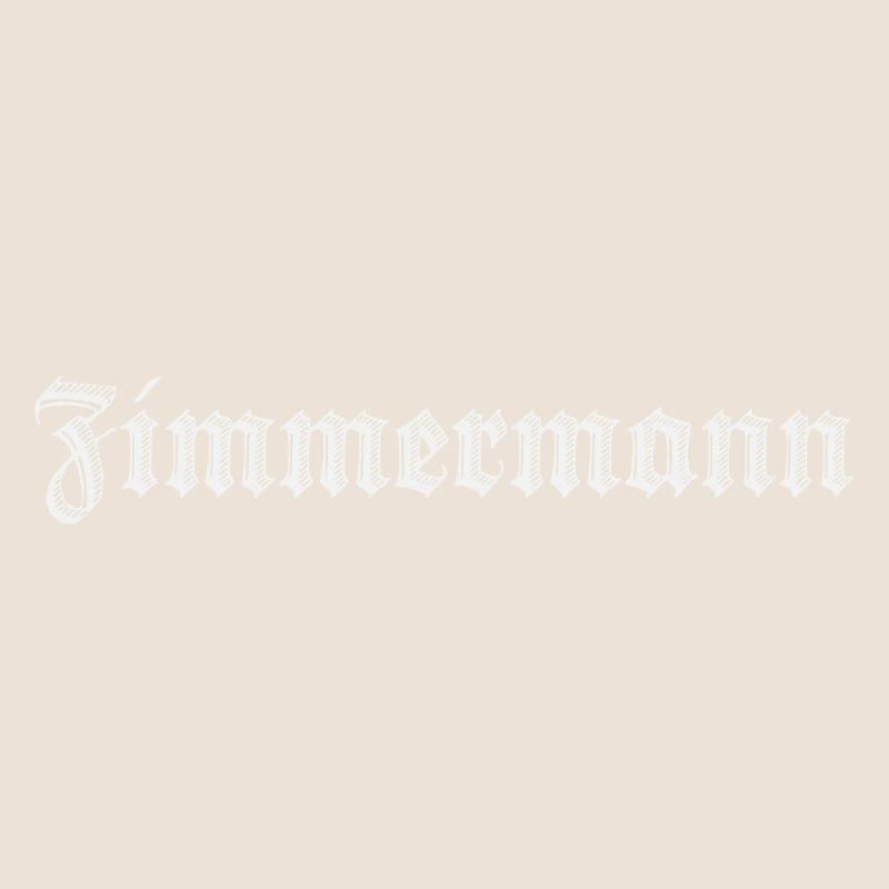 Gothic Zimmermann Blackletter Tee