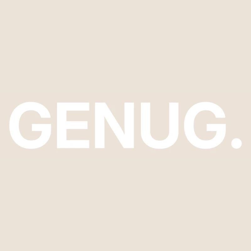GENUG Punkt – Minimalistisches Statement Design