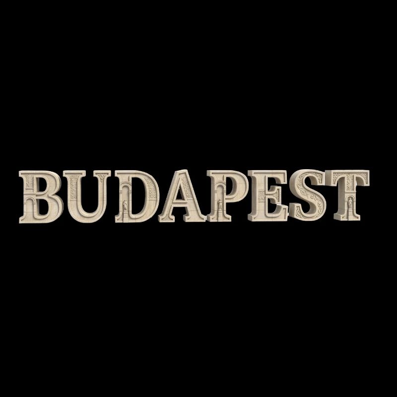 BUDAPEST – Architectural Stone Typography