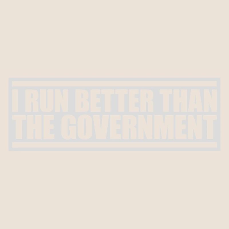 run better than government