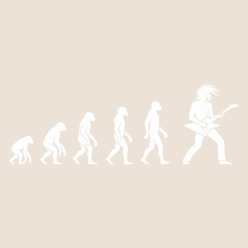 Evolution der Gitarrenkunst Rock n Roll