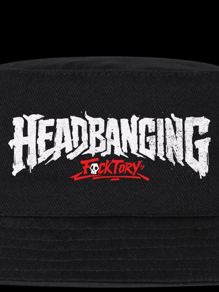 Headbanging logo white