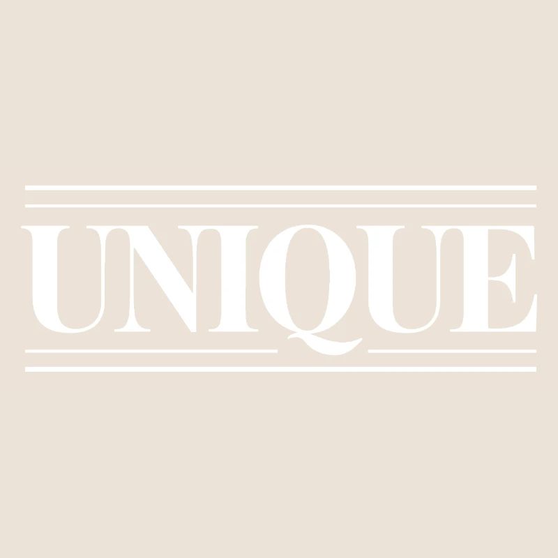 Unique Einzigartig Unikat Selbstwert Einzig Artig